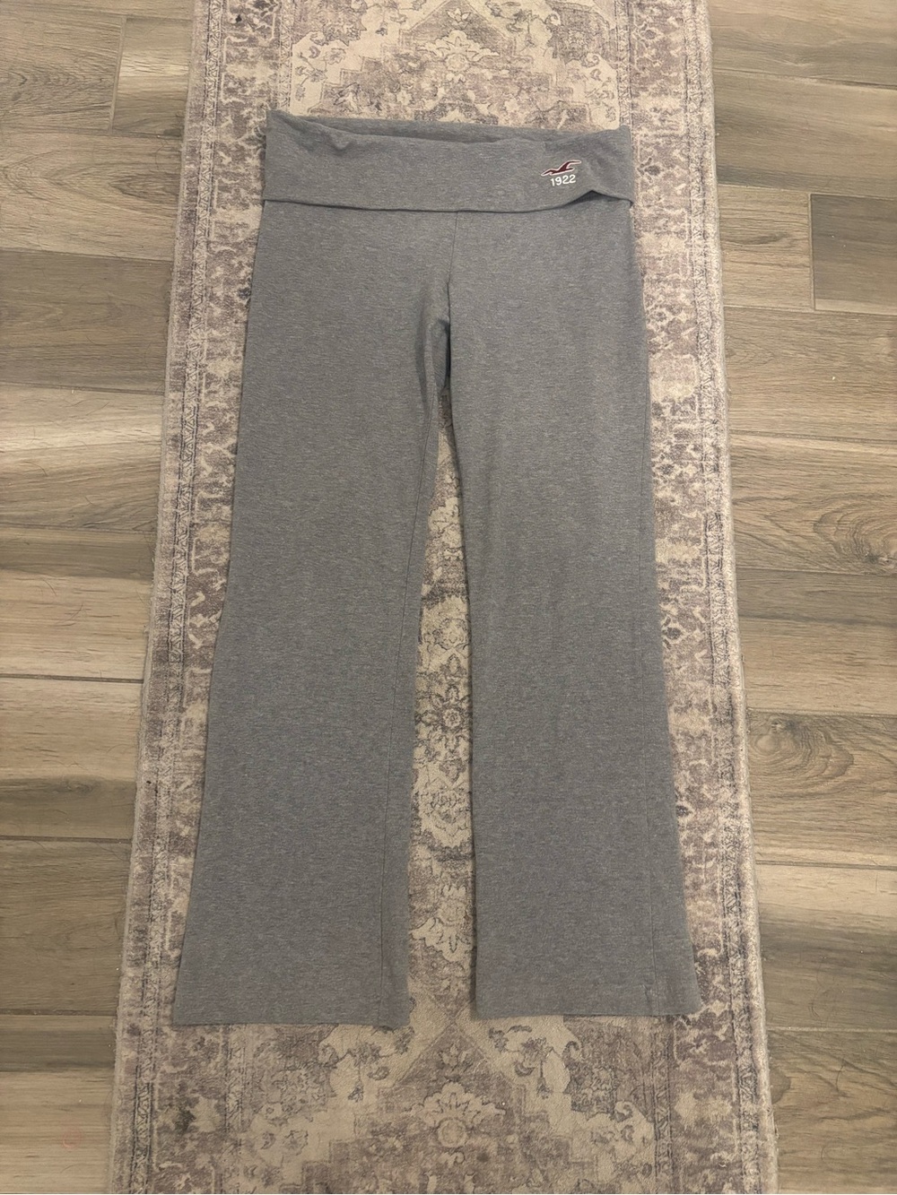 Y2K holster gray fold over yoga pant size M